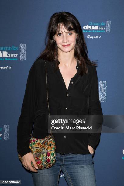 Actress Judith Chemla attends 'Cesars 2017 Nominee luncheon' at Le Fouquet's on February 4, 2017 in Paris, France.