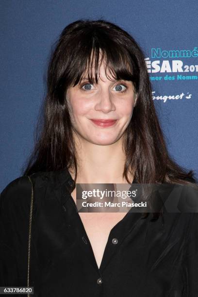 Actress Judith Chemla attends 'Cesars 2017 Nominee luncheon' at Le Fouquet's on February 4, 2017 in Paris, France.