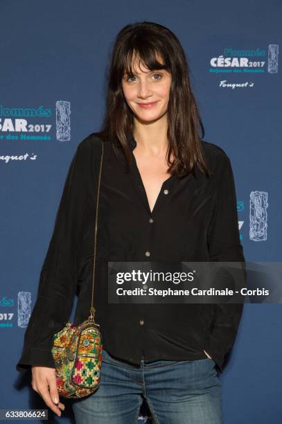 Actress Judith Chemla attends 'Cesars 2017 Nominee luncheon' at Le Fouquet's on February 4, 2017 in Paris, France.