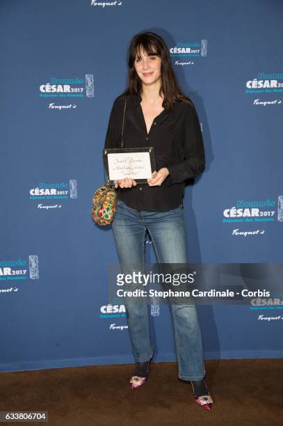 Actress Judith Chemla attends 'Cesars 2017 Nominee luncheon' at Le Fouquet's on February 4, 2017 in Paris, France.