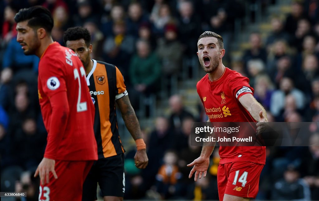 Hull City v Liverpool - Premier League