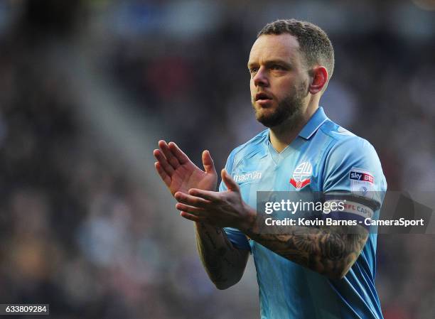 Bolton Wanderers' Jay Spearing during the Sky Bet League One match between Milton Keynes Dons and Bolton Wanderers at StadiumMK on February 4, 2017...