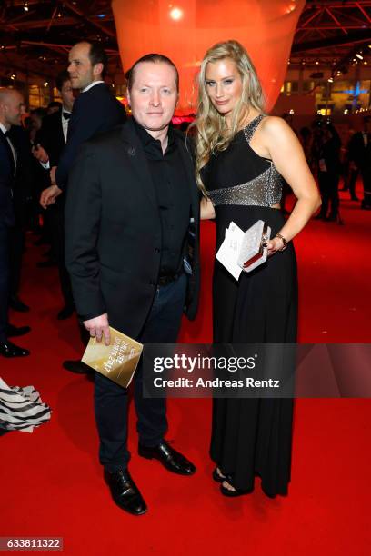 Joey Kelly and his wife Tanja Niethen-Kelly attend the German Sports Gala 'Ball des Sports 2017' on February 4, 2017 in Wiesbaden, Germany.