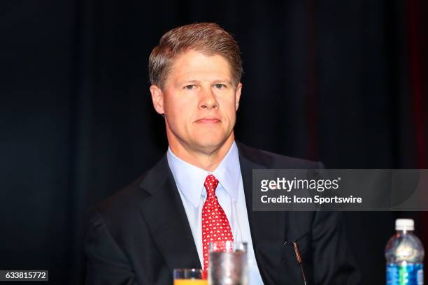 Clark Hunt Chairman of the Kansas City Chiefs during the Bart Starr Award Super Bowl Breakfast on February 04 at the Marriott Marquis in Houston,...