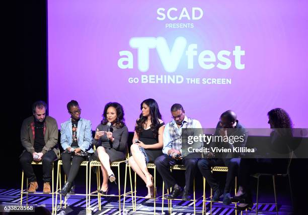 Writer Craig Wright, writer Erica L. Anderson, actress Lynn Whitfield, actress Merle Dandridge, actor Keith David, director Clement Virgo, Variety...