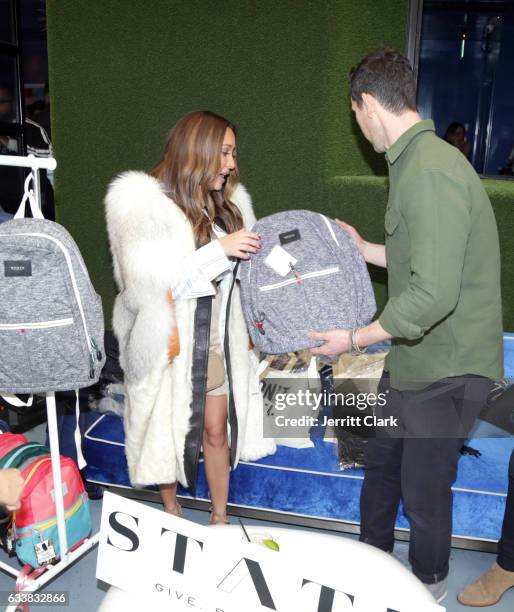 Singer Adrienne Bailon attends Turner Ignite Sports Luxury Lounge on February 4, 2017 in Houston, Texas.