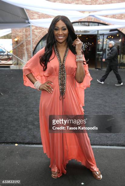 Model Cynthia Bailey attends the 30th Annual Leigh Steinberg Super Bowl Party on February 4, 2017 in Houston, Texas.
