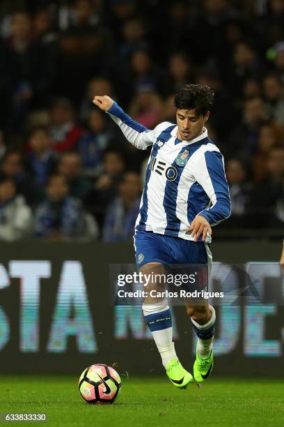 Porto's midfielder Joao Carlos Teixeira during the FC Porto v Sporting CP - Primeira Liga match at Estadio do Dragao on February 04, 2017 in Porto,...