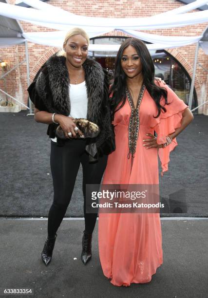 Television personality NeNe Leakes and model Cynthia Bailey attend the 30th Annual Leigh Steinberg Super Bowl Party on February 4, 2017 in Houston,...