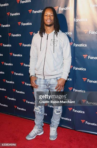 Player Todd Gurley arrives for the Fanatics Super Bowl Party at Ballroom at Bayou Place on February 4, 2017 in Houston, Texas.