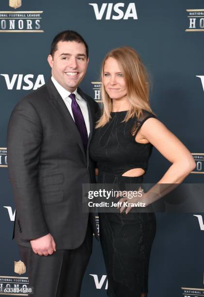 Of the San Francisco 49ers Jed York and Danielle Belluomini attend 6th Annual NFL Honors at Wortham Theater Center on February 4, 2017 in Houston,...