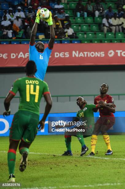 Kouakou Hervé Koffi during the 2017 Africa Cup of Nations 3rd place match in Port Gentile, Gabon on 4/2/2017