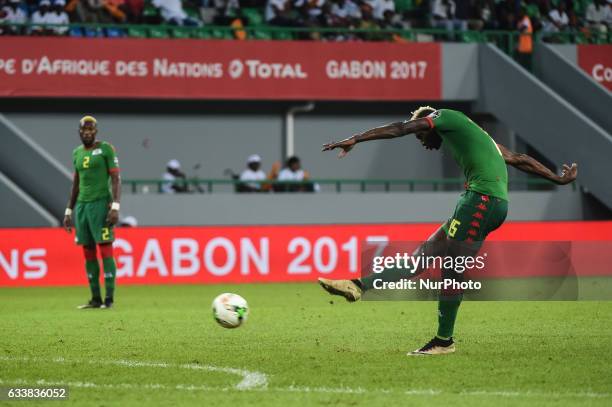 Aristide Bance during the 2017 Africa Cup of Nations 3rd place match in Port Gentile, Gabon on 4/2/2017