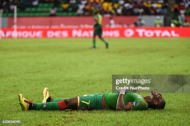 Niguimbe Prejuce Nakoulma during the 2017 Africa Cup of Nations 3rd place match in Port Gentile, Gabon on 4/2/2017