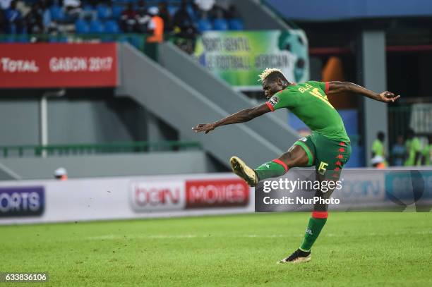 Aristide Bance during the 2017 Africa Cup of Nations 3rd place match in Port Gentile, Gabon on 4/2/2017