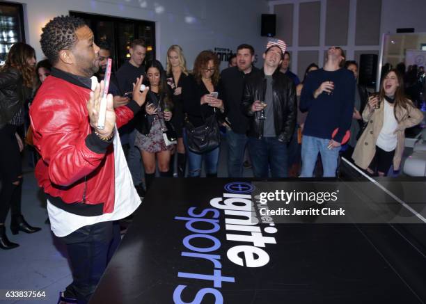 Actor Anthony Anderson attends Turner Ignite Sports Luxury Lounge on February 4, 2017 in Houston, Texas.