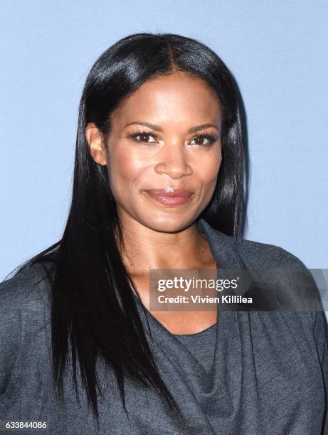 Actress Rose Rollins attends a press junket for "The Catch" on Day Three of aTVfest 2017 presented by SCAD on February 4, 2017 in Atlanta, Georgia.