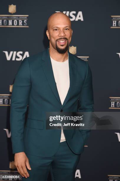 Recording artist Common attends 6th Annual NFL Honors at Wortham Theater Center on February 4, 2017 in Houston, Texas.