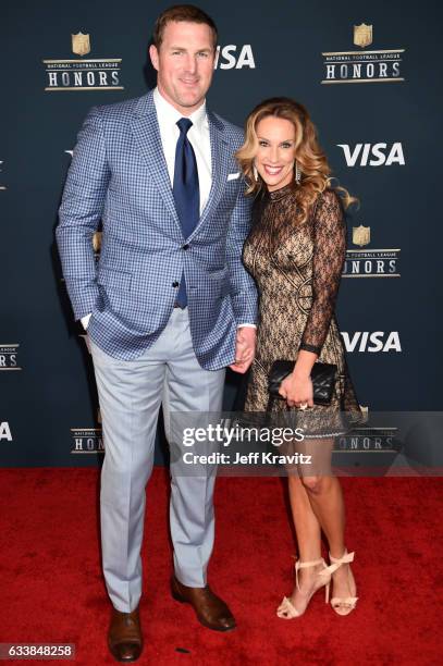 Player Jason Witten and Michelle Witten attend 6th Annual NFL Honors at Wortham Theater Center on February 4, 2017 in Houston, Texas.