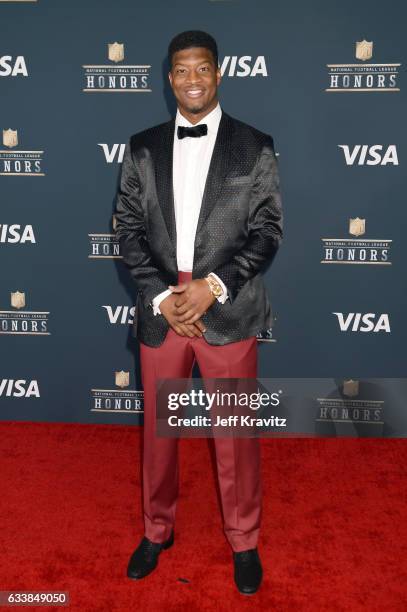 Player Jameis Winston attends 6th Annual NFL Honors at Wortham Theater Center on February 4, 2017 in Houston, Texas.