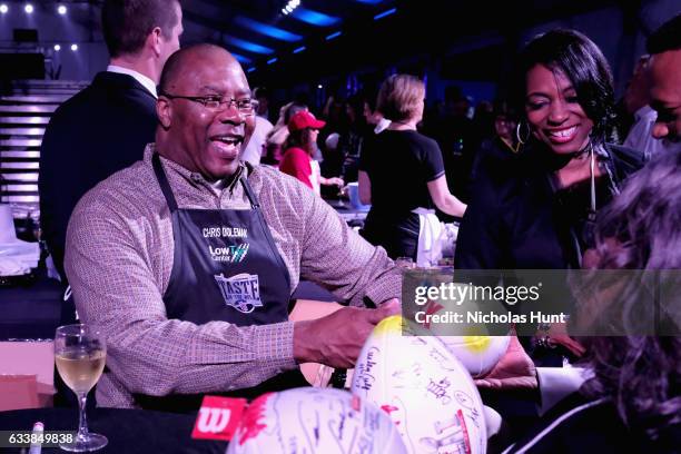 Former NFL player Chris Doleman attends the Taste Of The NFL 'Party With A Purpose' at Houston University on February 4, 2017 in Houston. At...