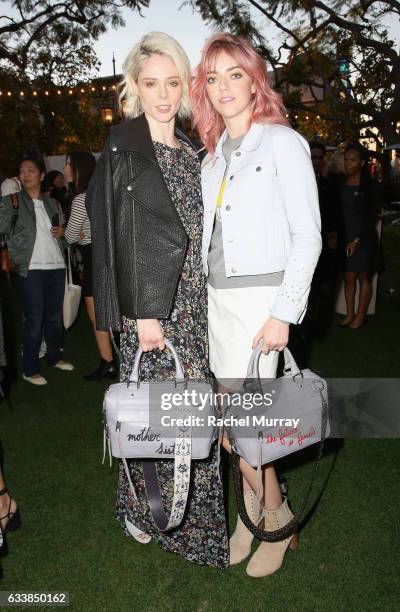 Models Coco Rocha and Pyper America Smith attended designer Rebecca Minkoffs Spring 2017 See Now, Buy Now Fashion Show at The Grove on February 4,...