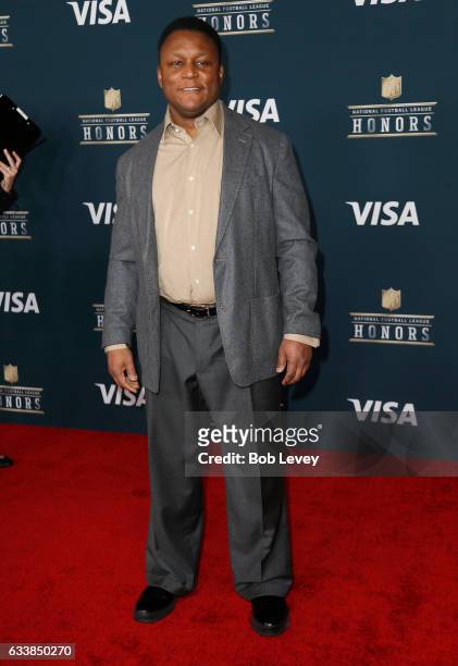 Former NFL player Barry Sanders attends 6th Annual NFL Honors at Wortham Theater Center on February 4, 2017 in Houston, Texas.