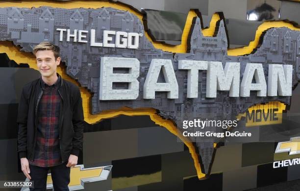 Clairvoyant Tyler Henry arrives at the premiere of Warner Bros. Pictures' "The LEGO Batman Movie" at Regency Village Theatre on February 4, 2017 in...