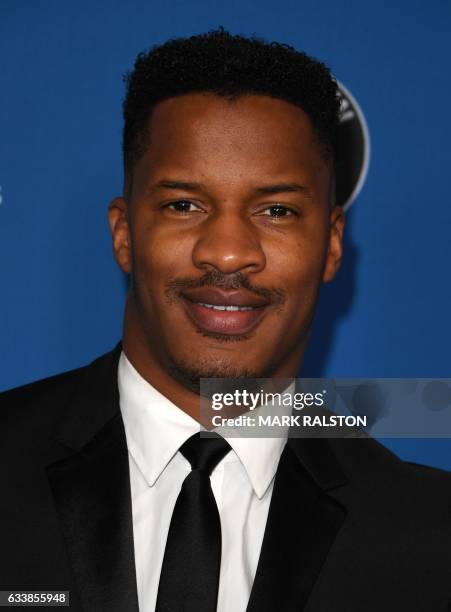 Director Nate Parker arrives for the 69th Annual Directors Guild Awards , February 4, 2017 in Beverly Hills, California. / AFP / Mark Ralston