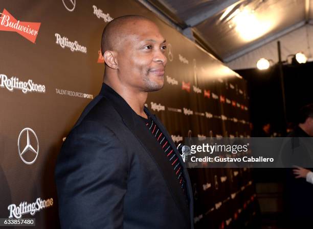Former NFL player Eddie George at the Rolling Stone Live: Houston presented by Budweiser and Mercedes-Benz on February 4, 2017 in Houston, Texas....