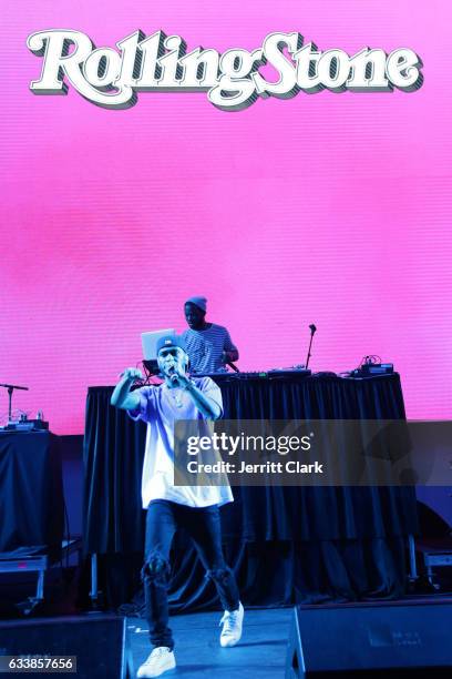 Rapper Big Sean performs at the Rolling Stone Live: Houston presented by Budweiser and Mercedes-Benz on February 4, 2017 in Houston, Texas. Produced...