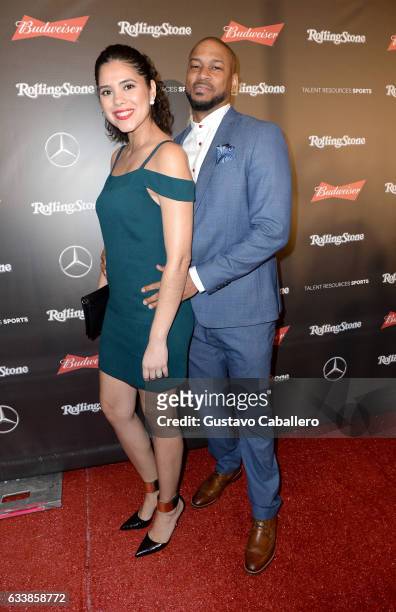 Adris Debarge and actor Finesse Mitchell at the Rolling Stone Live: Houston presented by Budweiser and Mercedes-Benz on February 4, 2017 in Houston,...