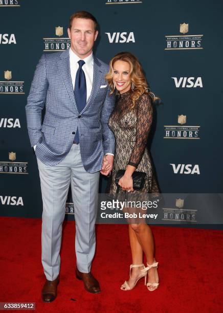 Player Jason Witten and Michelle Witten attend 6th Annual NFL Honors at Wortham Theater Center on February 4, 2017 in Houston, Texas.