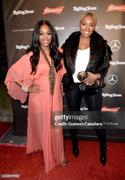 Personalities Cynthia Bailey and NeNe Leakes at the Rolling Stone Live: Houston presented by Budweiser and Mercedes-Benz on February 4, 2017 in...