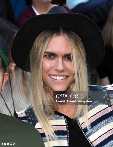 Fashion blogger/model Lauren Scruggs attends Rebecca Minkkoff's "See Now, Buy Now" fashion show at The Grove on February 4, 2017 in Los Angeles,...