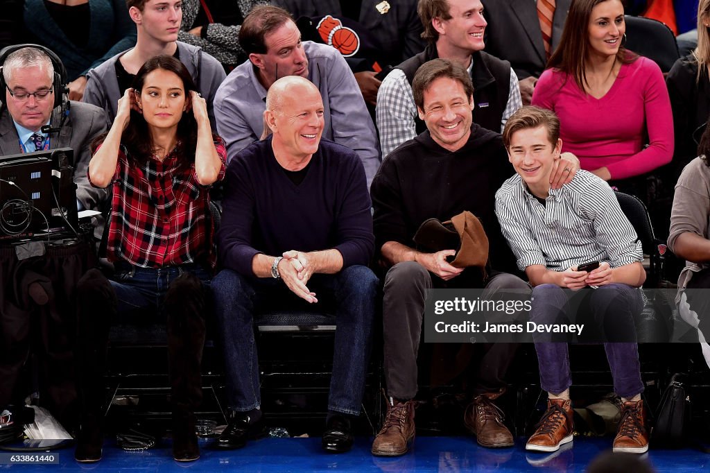 Celebrities Attend Cleveland Cavaliers Vs. New York Knicks - February 4, 2017