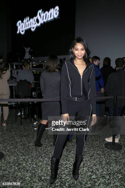 Model Chanel Iman at the Rolling Stone Live: Houston presented by Budweiser and Mercedes-Benz on February 4, 2017 in Houston, Texas. Produced in...