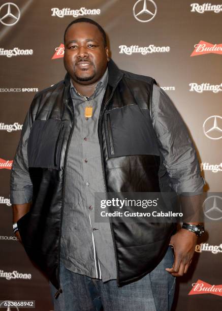 Actor Quinton Aaron at the Rolling Stone Live: Houston presented by Budweiser and Mercedes-Benz on February 4, 2017 in Houston, Texas. Produced in...