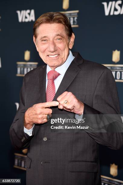 Former NFL player Joe Namath attends 6th Annual NFL Honors at Wortham Theater Center on February 4, 2017 in Houston, Texas.