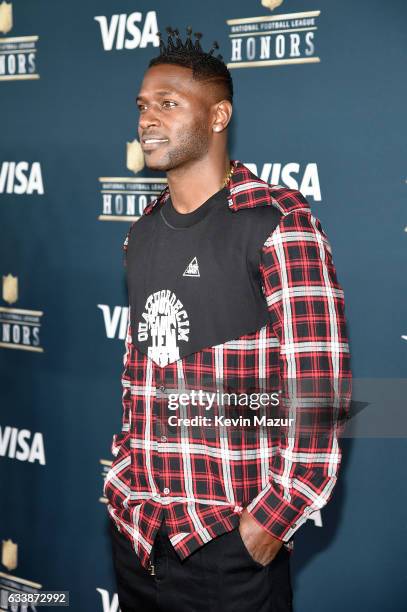 Player Antonio Brown attends 6th Annual NFL Honors at Wortham Theater Center on February 4, 2017 in Houston, Texas.