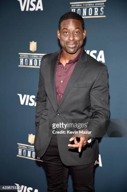 Actor Sterling K. Brown attends 6th Annual NFL Honors at Wortham Theater Center on February 4, 2017 in Houston, Texas.