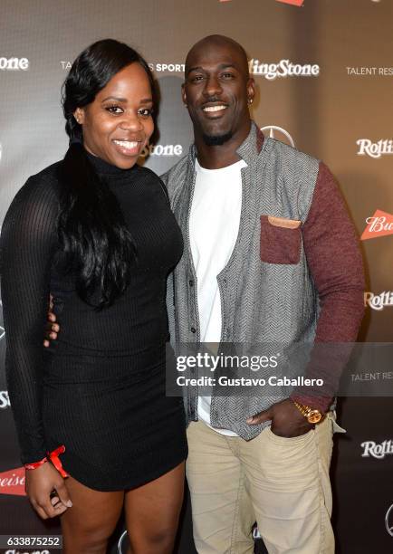 Player Michael Thomas and Gloria Thomas at the Rolling Stone Live: Houston presented by Budweiser and Mercedes-Benz on February 4, 2017 in Houston,...