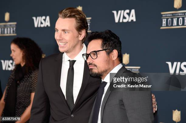 Actors Dax Shepard and Michael Pena attend 6th Annual NFL Honors at Wortham Theater Center on February 4, 2017 in Houston, Texas.