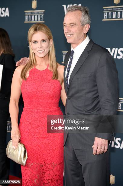 Actress Cheryl Hines and radio host Robert F. Kennedy Jr. Attend 6th Annual NFL Honors at Wortham Theater Center on February 4, 2017 in Houston,...