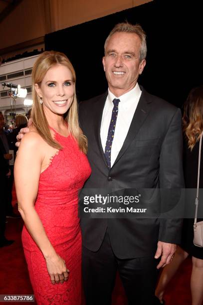 Actress Cheryl Hines and radio host Robert F. Kennedy Jr. Attend 6th Annual NFL Honors at Wortham Theater Center on February 4, 2017 in Houston,...