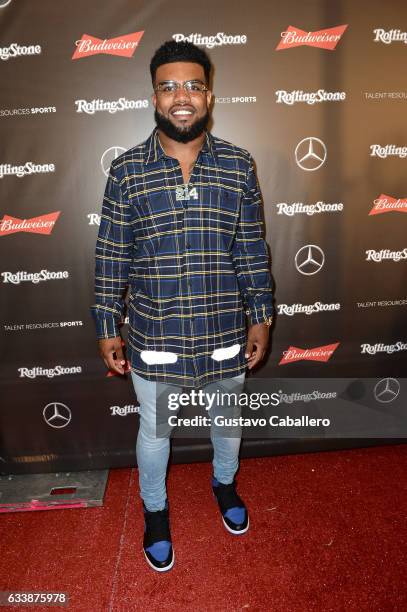 Player Ezekiel Elliott at the Rolling Stone Live: Houston presented by Budweiser and Mercedes-Benz on February 4, 2017 in Houston, Texas. Produced in...