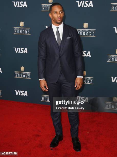 Player Victor Cruz attends 6th Annual NFL Honors at Wortham Theater Center on February 4, 2017 in Houston, Texas.