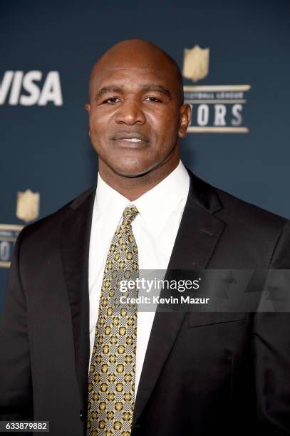 Former professional boxer Evander Holyfield attends 6th Annual NFL Honors at Wortham Theater Center on February 4, 2017 in Houston, Texas.