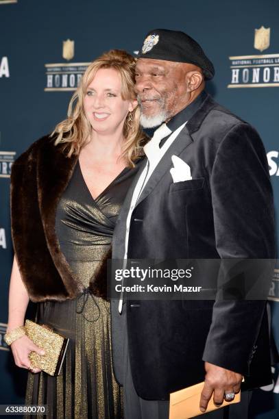 Former NFL player and Pro Football Hall of Fame member Carl Eller attends 6th Annual NFL Honors at Wortham Theater Center on February 4, 2017 in...