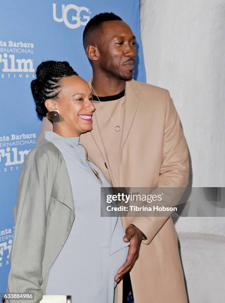 Amatus Sami-Karim and Mahershala Ali attend the 32nd Santa Barbara International Film Festival Virtuosos Tribute at Arlington Theater on February 4,...